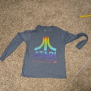 Small Long Sleeve Ripple Junction Gray Shirt ATARI